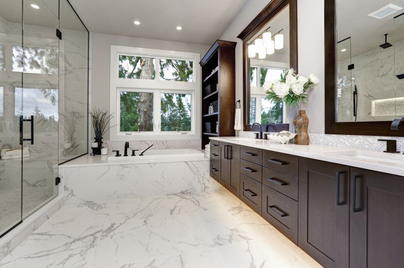 Spacious Master Bathroom with Modern Fixtures